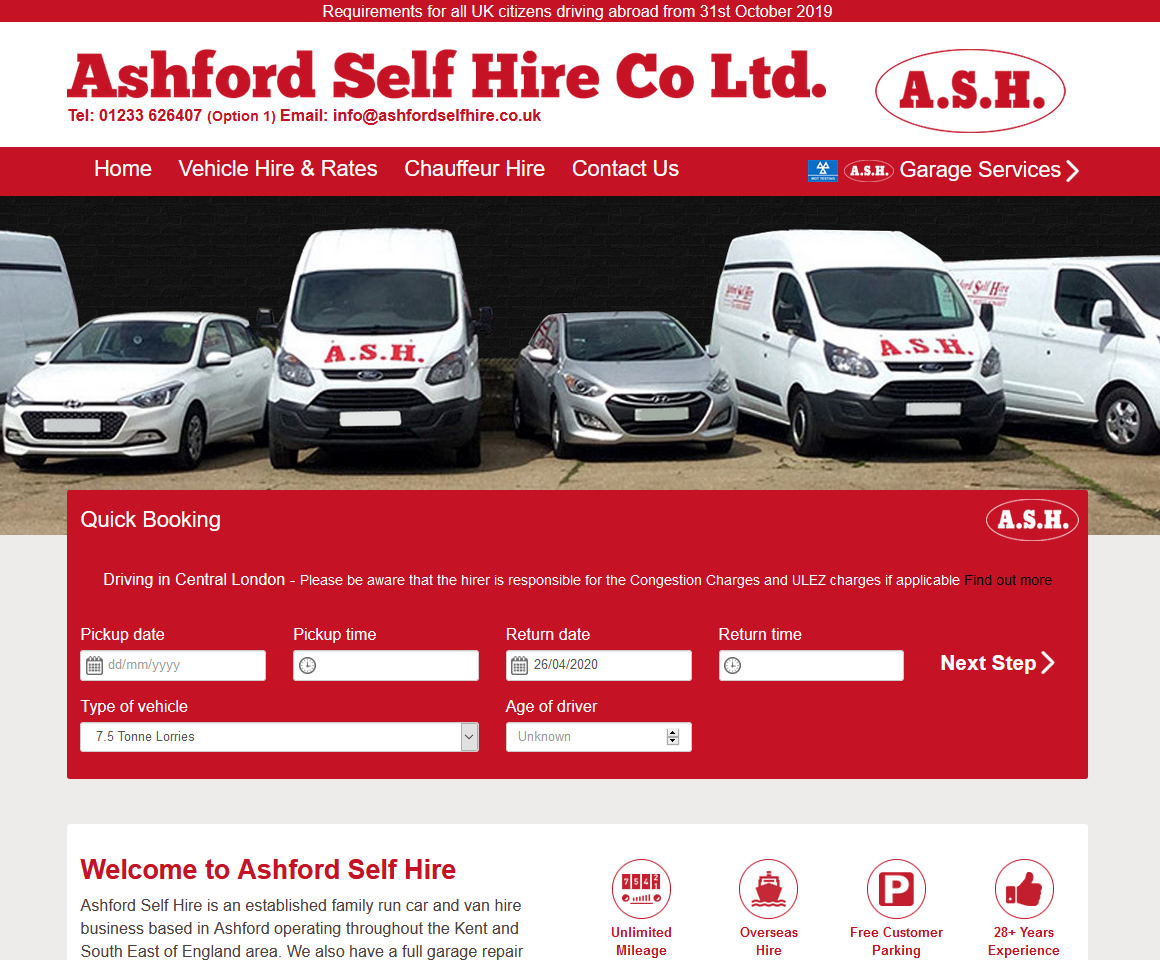Ashford Self Hire Co Ltd.